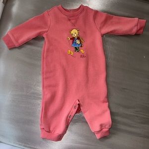 Polo Bear Fleece Coverall